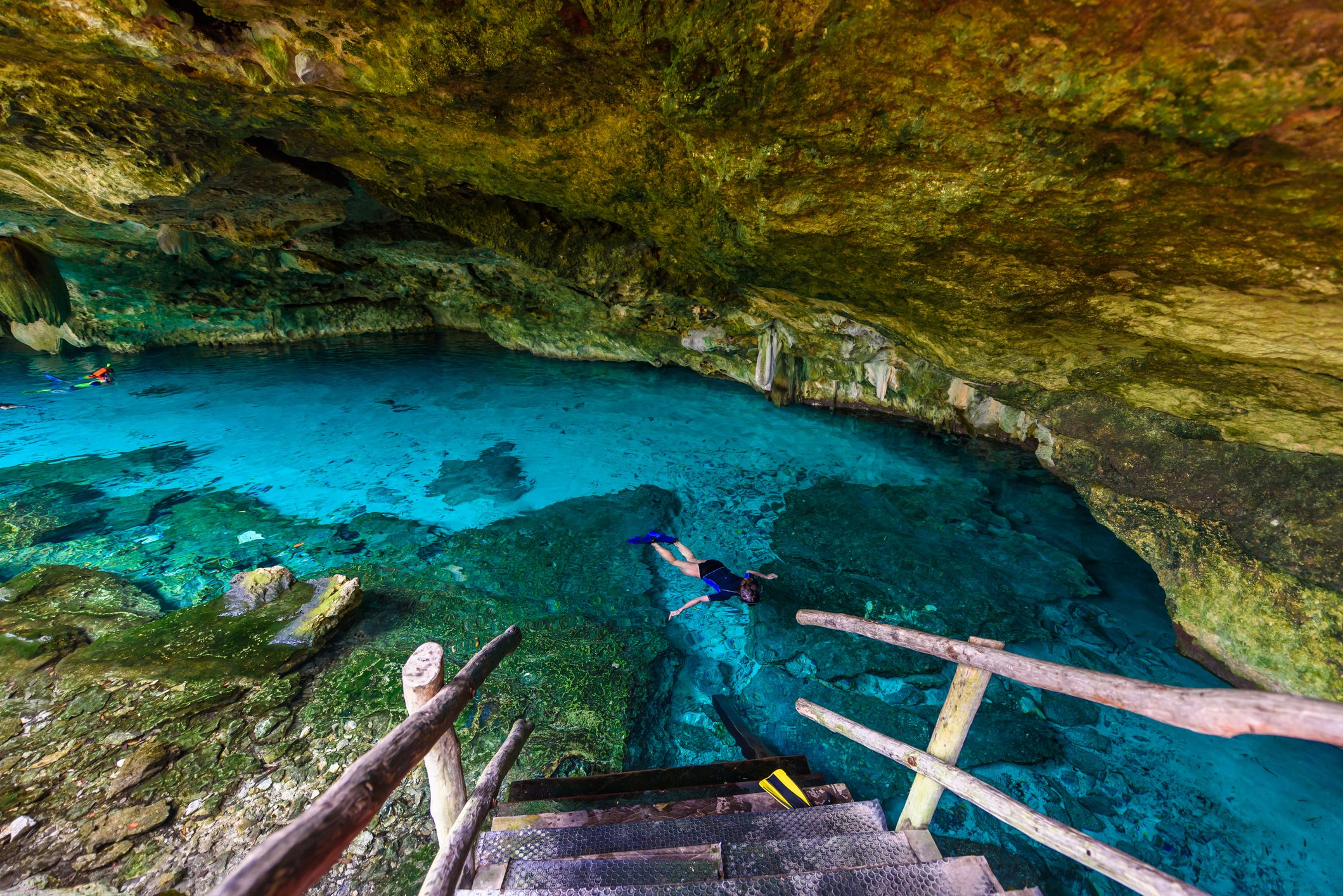 Cenote Dos Ojos in Tulum, Mexico