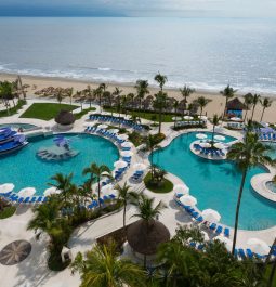 aerial pool of Hard Rock Hotel Vallarta