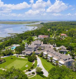 aerial view of Jekyll Island Club Resort