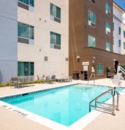 outdoor pool at TownePlace Suites Austin South