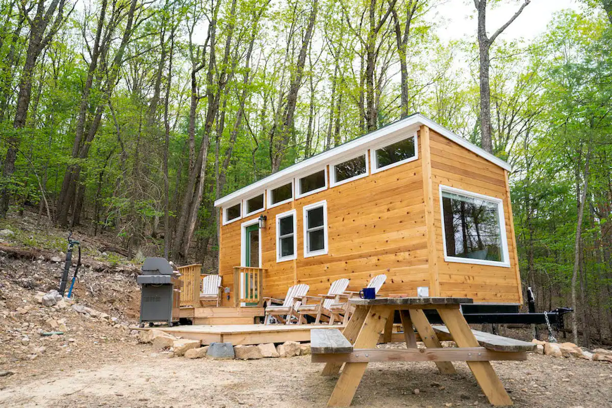 Custom-Built Tiny House on 23 Acres of Forest