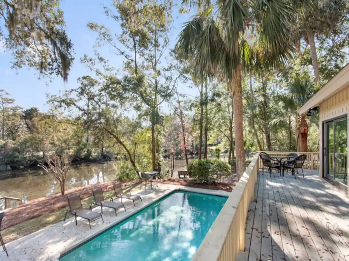 You'll love the private pool at this rental