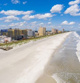 aerial view of Jacksonville Beach