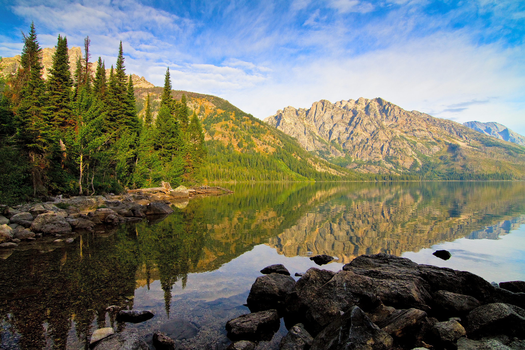 Jenny Lake in Grand Teton National Park, Wyoming