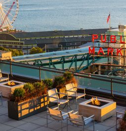 outdoor space at Inn at the Market