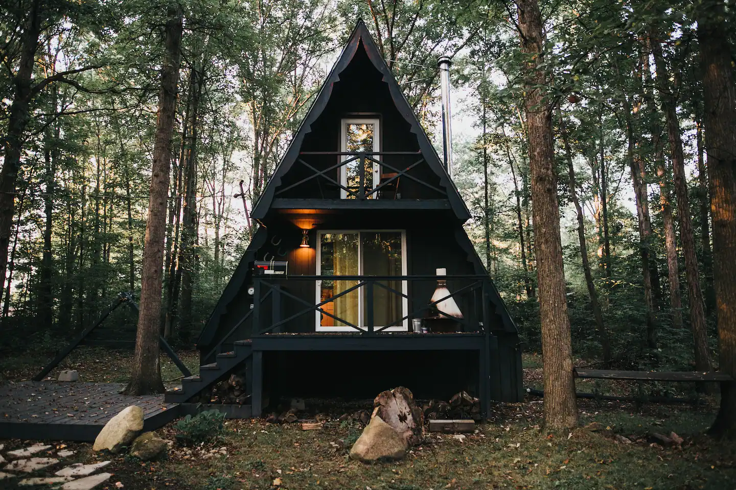 The Triangle: A-Frame Cabin for Your City Retreat - West Farmington, Ohio