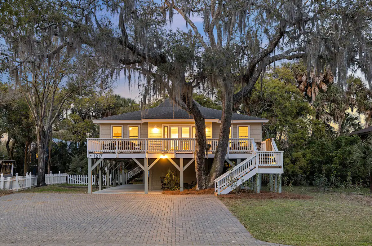 Among the live oaks and perfect for families 